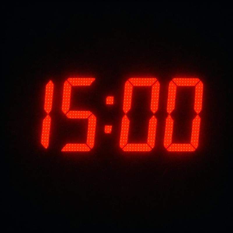 Countdown and RFID timing graphic