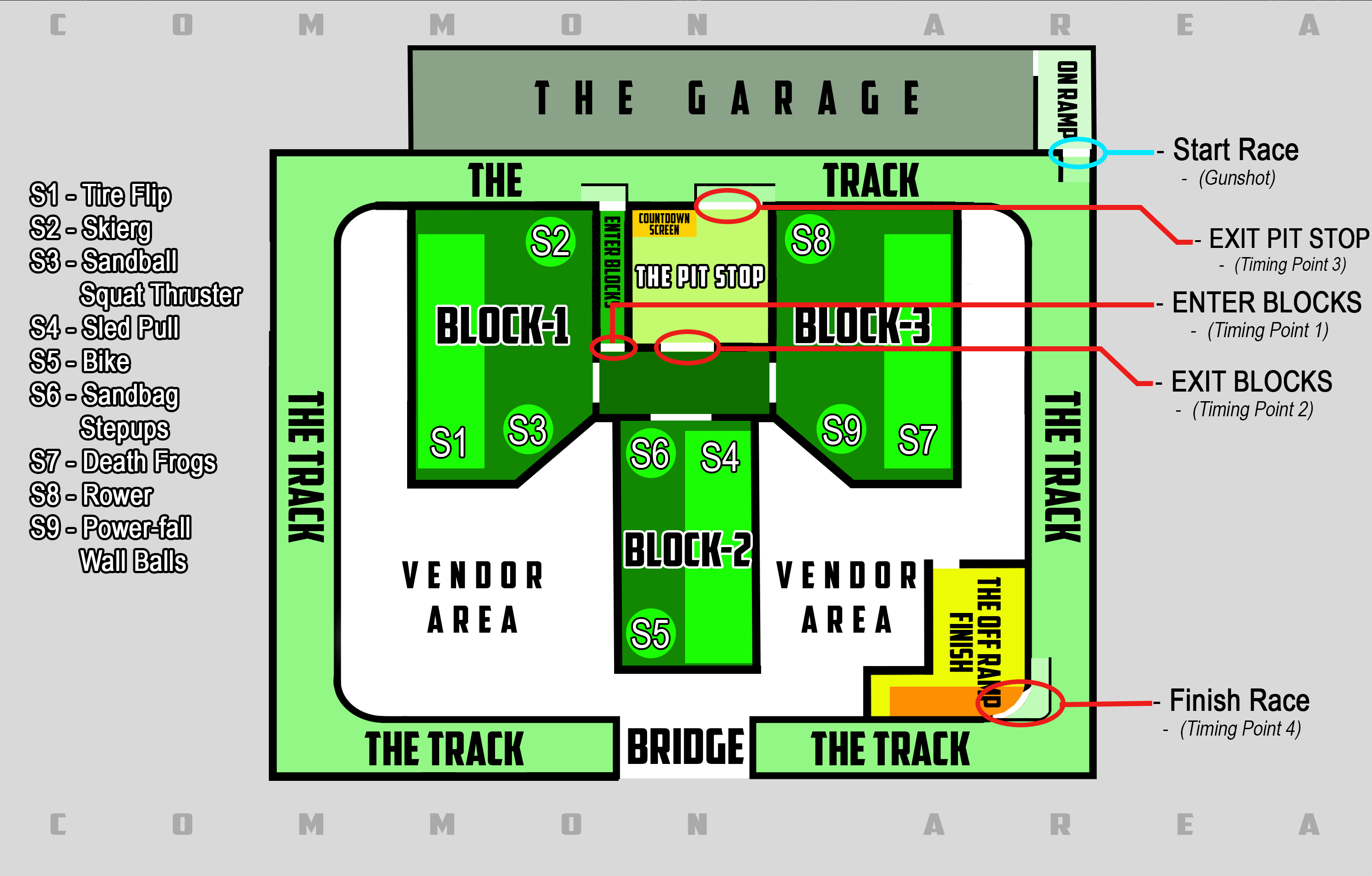 ROUTE56 course layout