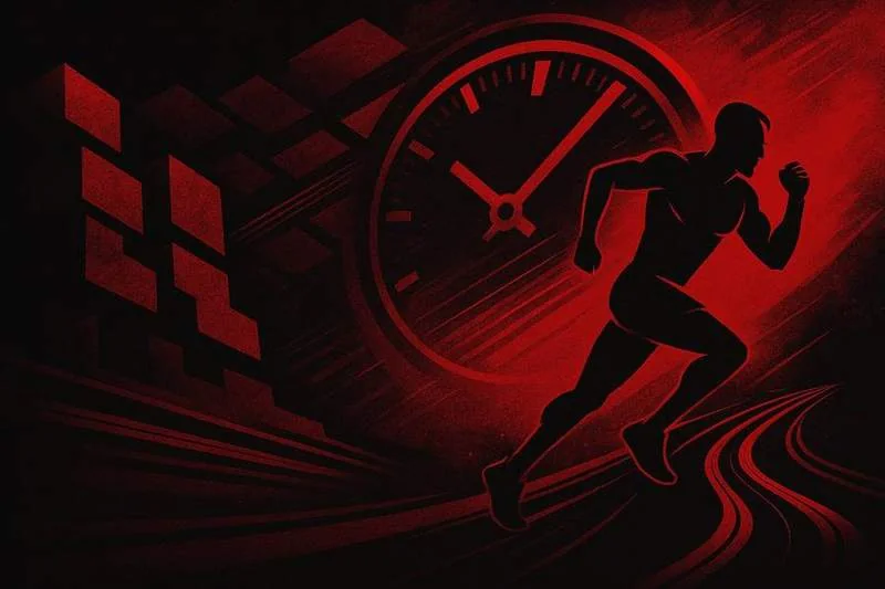ROUTE56 timing and runner graphic