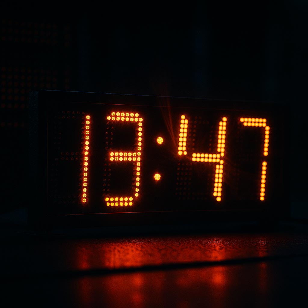 Digital timer countdown